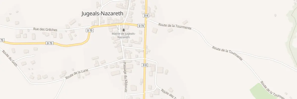Plan du 1 Rte Des Tourons à Jugeals-Nazareth