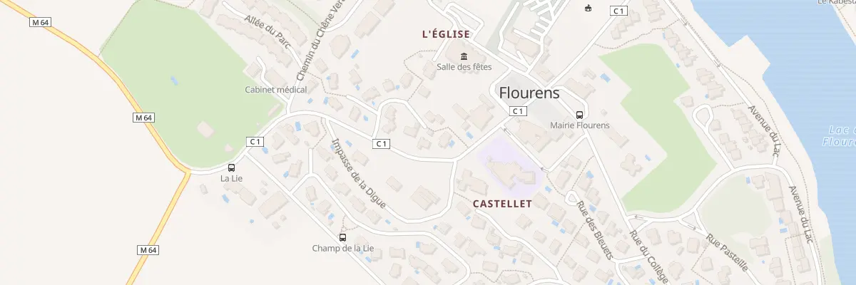 Plan du 8 Rue de la Fontaine à Flourens
