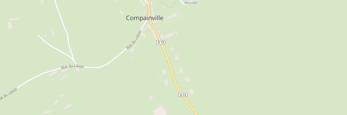 Plan du 9 Rte du Mont Benard à Compainville
