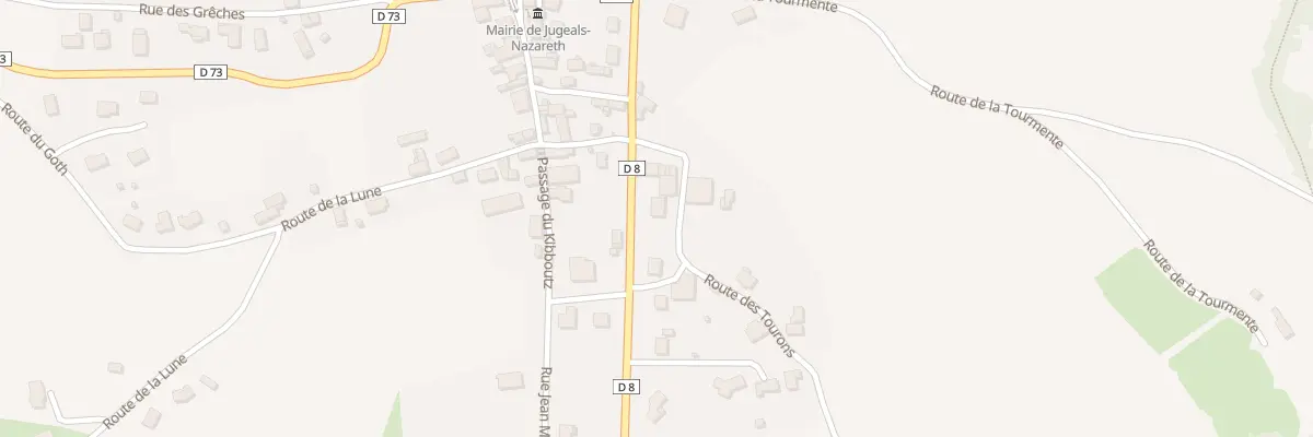 Plan du 12 Rte De Turenne à Jugeals-Nazareth