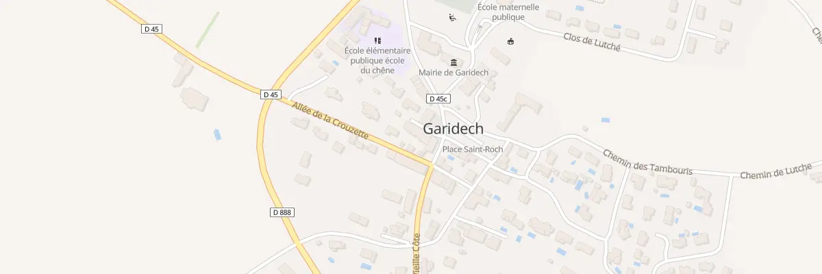 Plan du 2 All de la Crouzette à Garidech