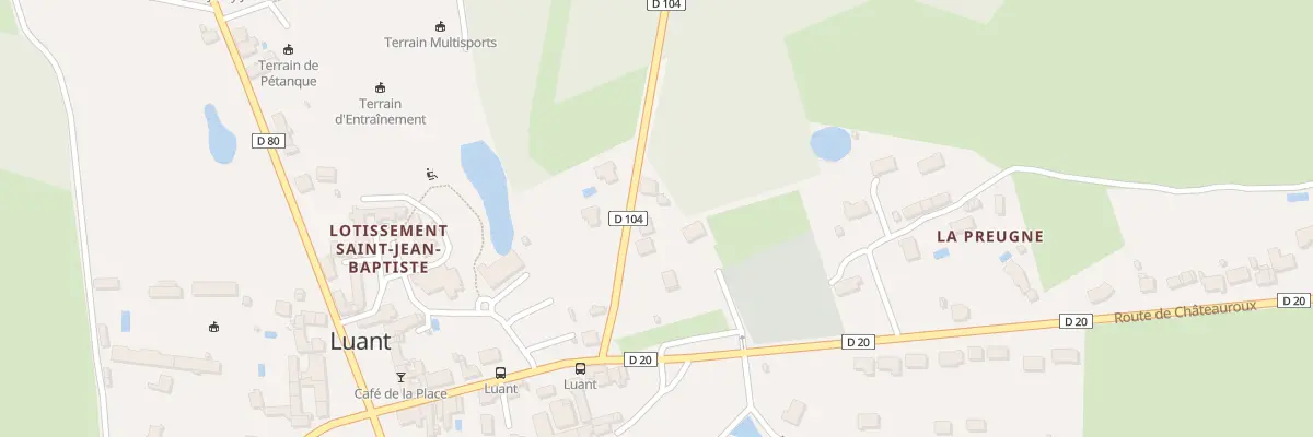 Plan du 4B Rte de Saint-maur à Luant