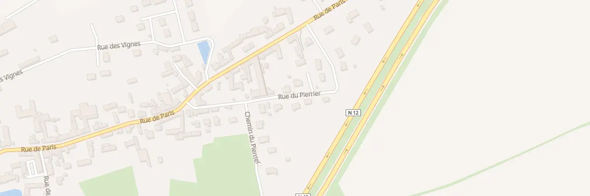Plan du 6 Rue du Pierrier à Goussainville