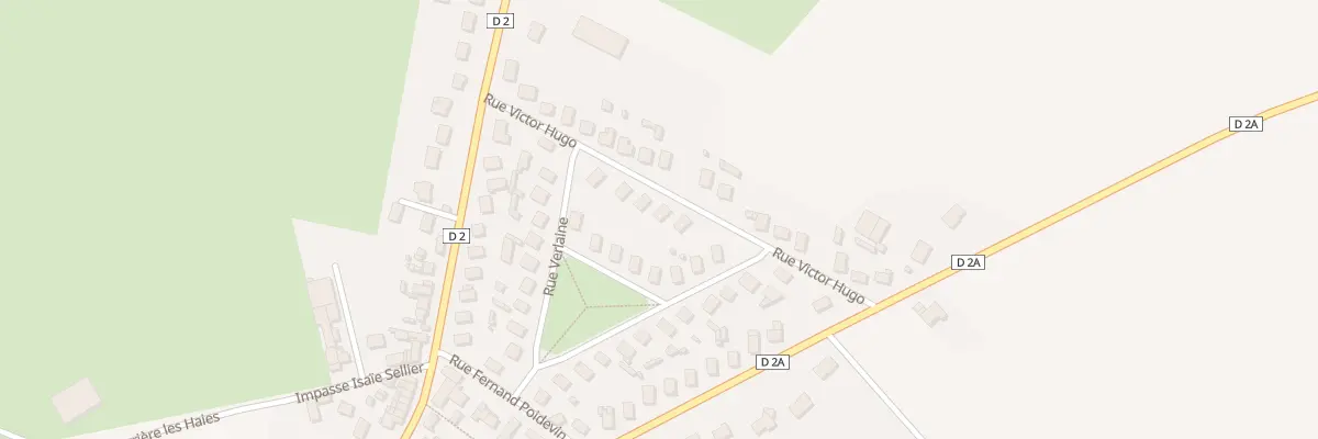 Plan du 10 Rue Victor Hugo à Friville-Escarbotin