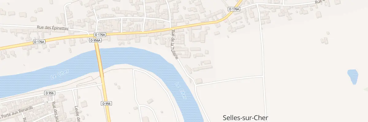 Plan du 9 Rue de la Tuilerie à Selles-sur-Cher