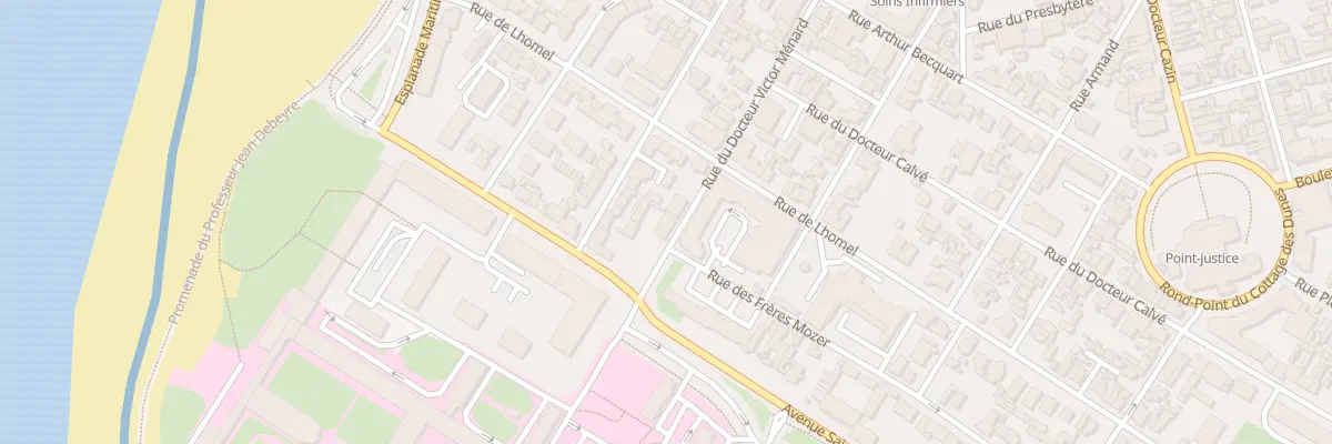Plan du 44 Rue Docteur Victor Menard à Berck