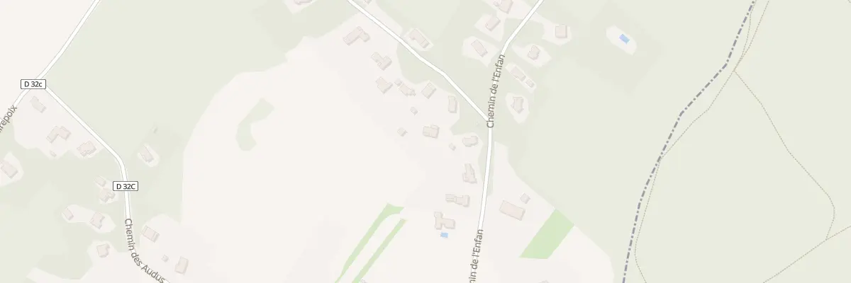 Plan du 13F Plaine des Audus à Paulhac