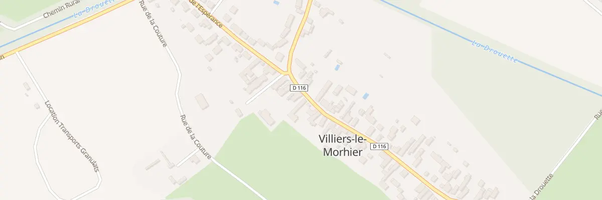Plan du 38 Grande Rue à Villiers-le-Morhier