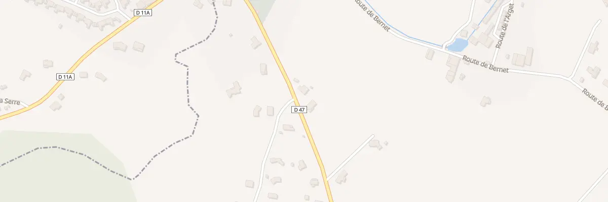 Plan du 29 Rte de Saint Pierre à Ganac