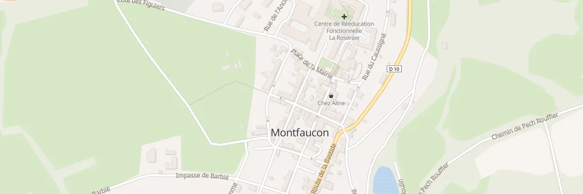 Plan du 1 Rue Léon Gambetta à Montfaucon