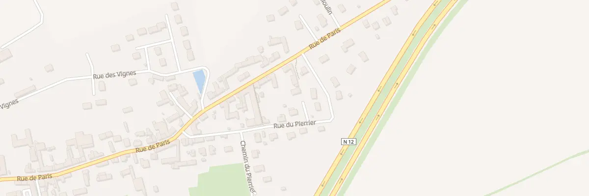 Plan du 11 Rue du Pierrier à Goussainville