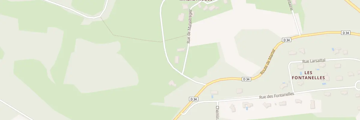 Plan du 71 Rue de Malastreges à Cuzance