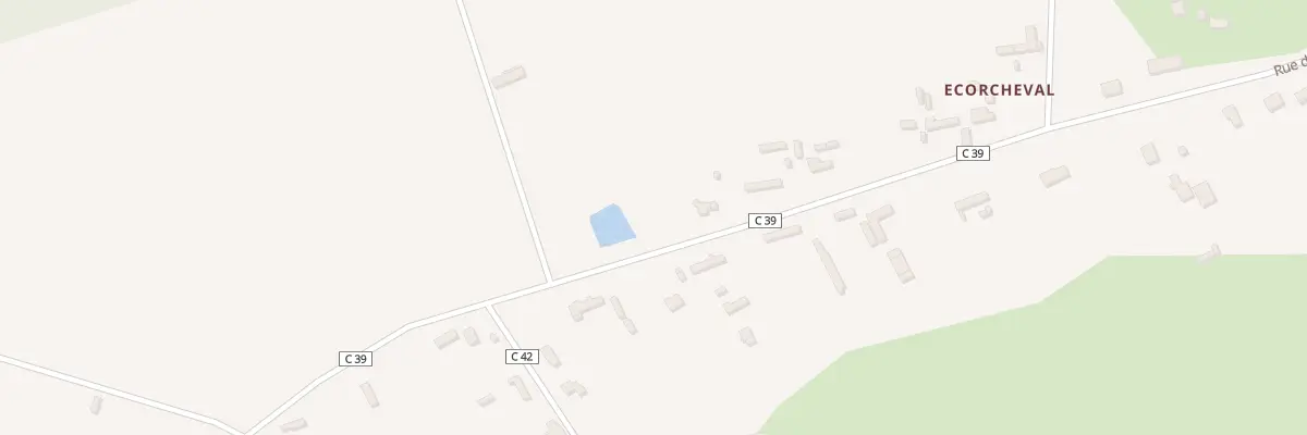 Plan du 12B Rte des Hameaux à Fleury-la-Forêt