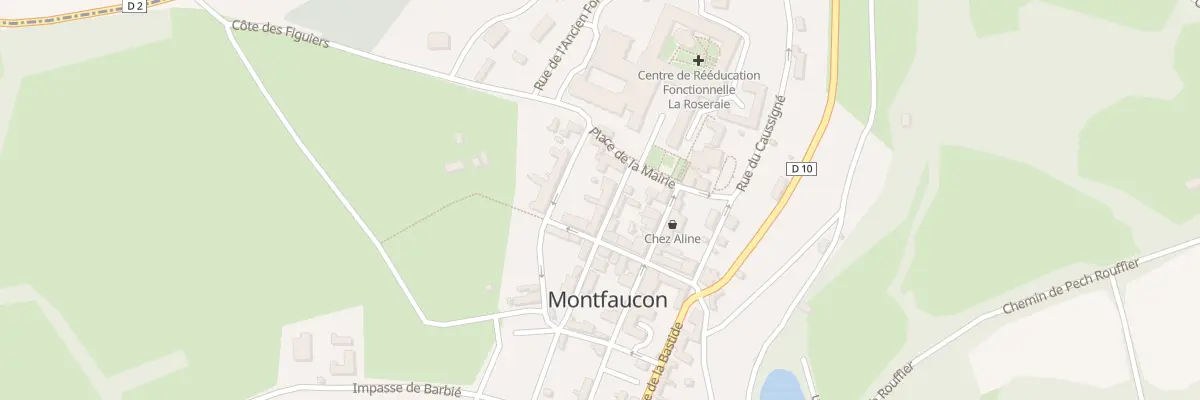 Plan du 5 Rue du Petit Séminaire à Montfaucon