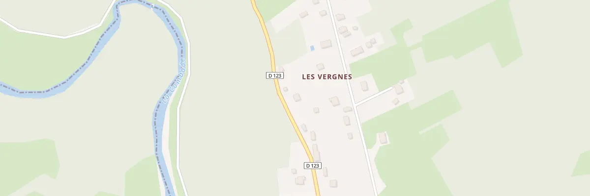 Plan du 5146 Les Vergnes à Masléon