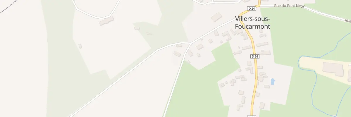 Plan du 16 Imp du Chateau à Villers-sous-Foucarmont