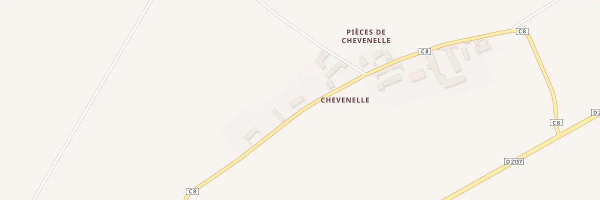 Plan du 10 Chevenelle à Charsonville