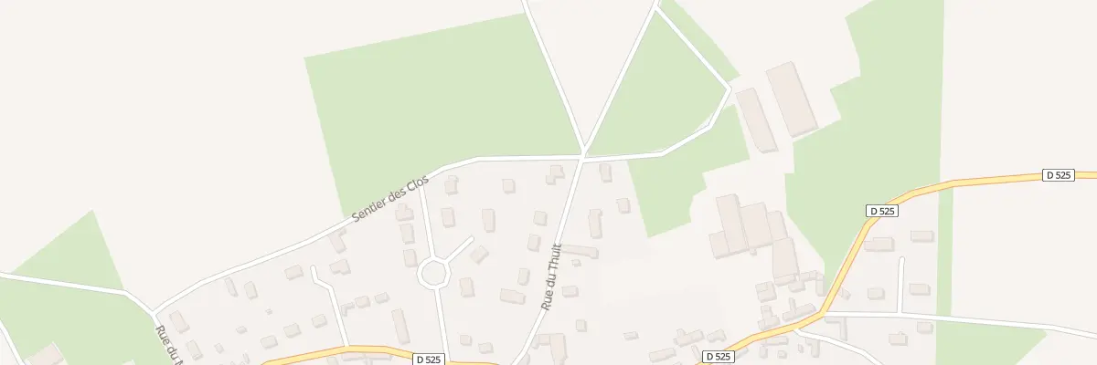 Plan du 11 Rue du Thuit à Heubécourt-Haricourt