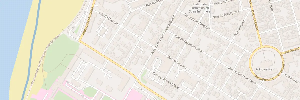 Plan du 32 Rue Docteur Victor Menard à Berck