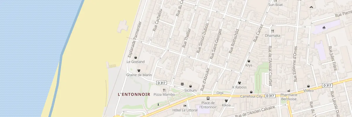 Plan du 15 Rue Thellier à Berck