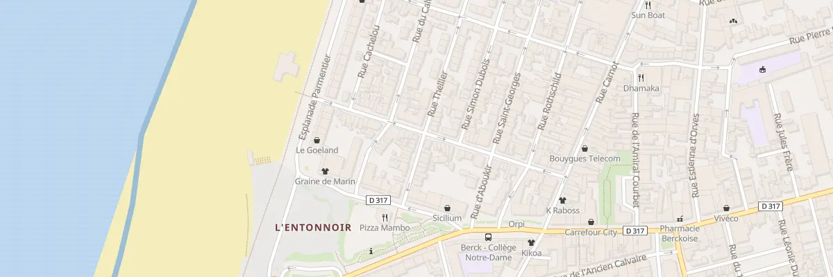 Plan du 26 Rue Division Leclerc à Berck