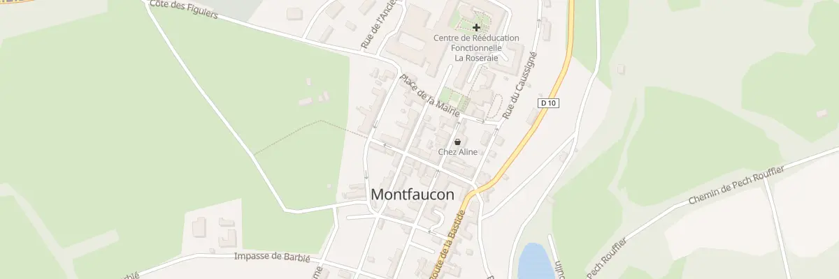 Plan du 5087 Montfaucon à Montfaucon