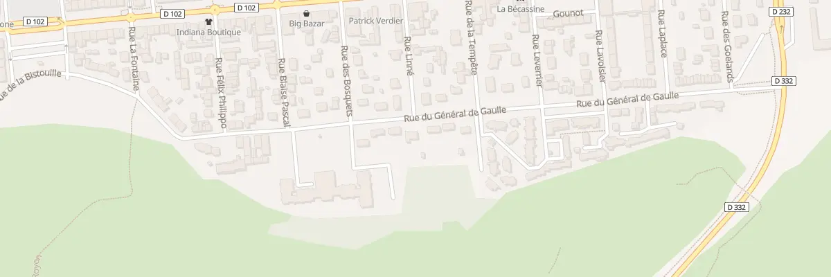 Plan du 495 Rue du Gal de Gaulle à Fort-Mahon-Plage