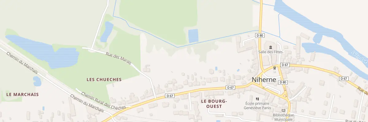 Plan du 24 Rue de la Gare à Niherne