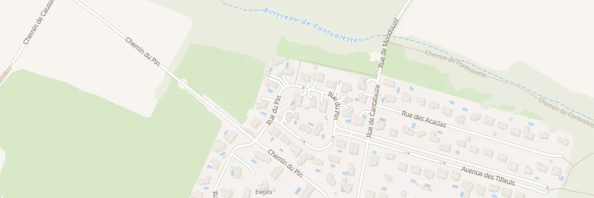 Plan du 5 Rue du Pin à Mons