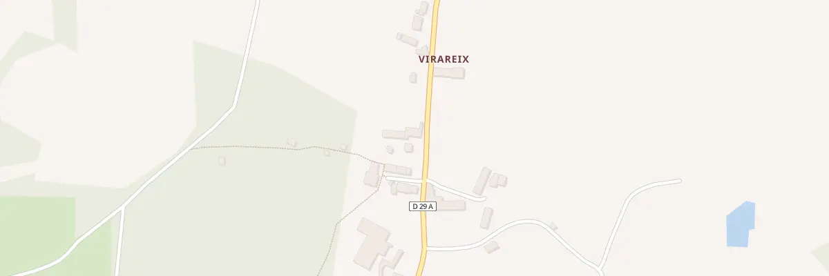 Plan du 5092 Virareix Ouest aux Billanges