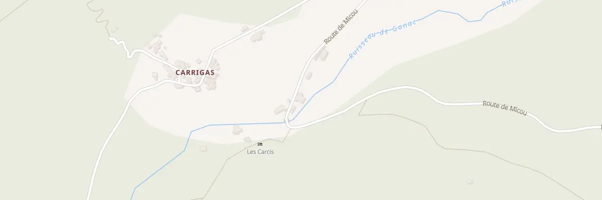 Plan du 10 Rte de Micou à Ganac