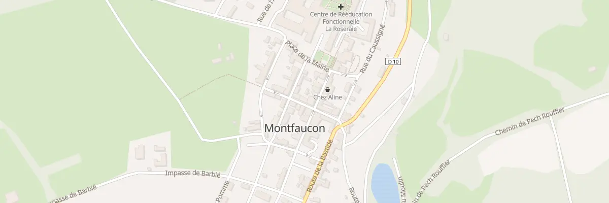 Plan du 9 Rue Léon Gambetta à Montfaucon
