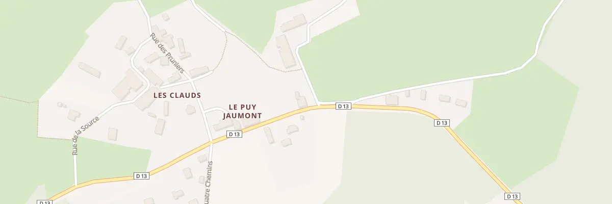 Plan du 8 Rte de Saint-léonard à Champnétery