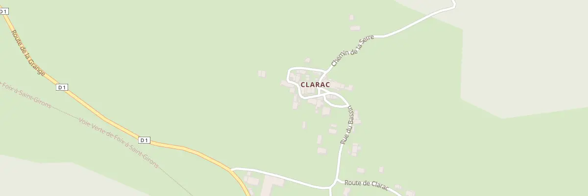 Plan du 97 Clarac à Baulou