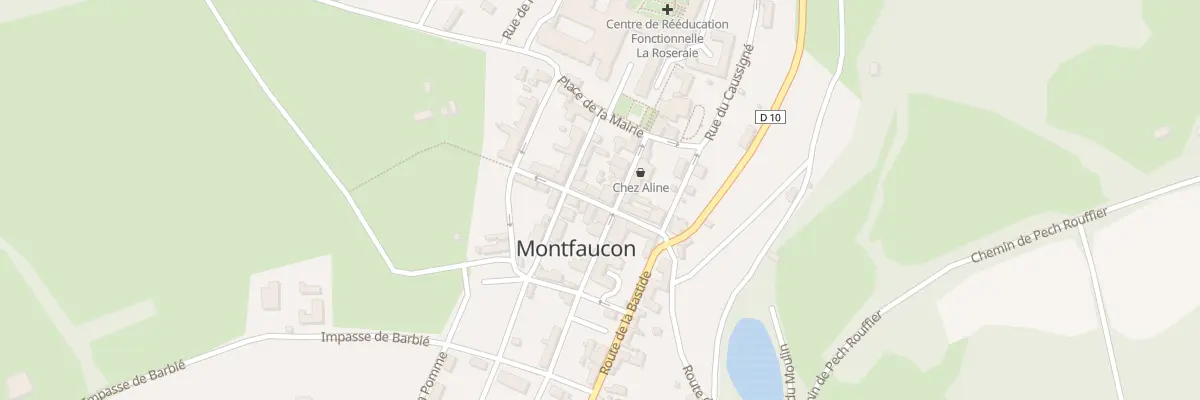 Plan du 11 Rue Léon Gambetta à Montfaucon