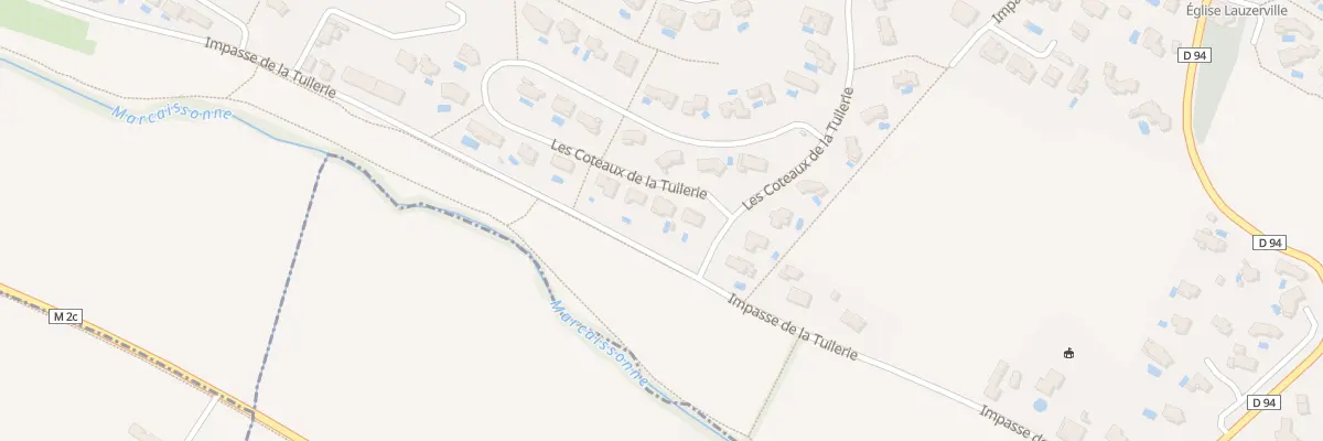 Plan du 14 Lot Les Coteaux de la Tuilerie à Lauzerville