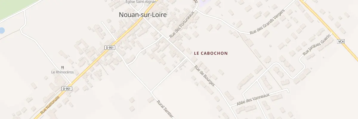 Plan du 14 Rue de Bourges à Saint-Laurent-Nouan