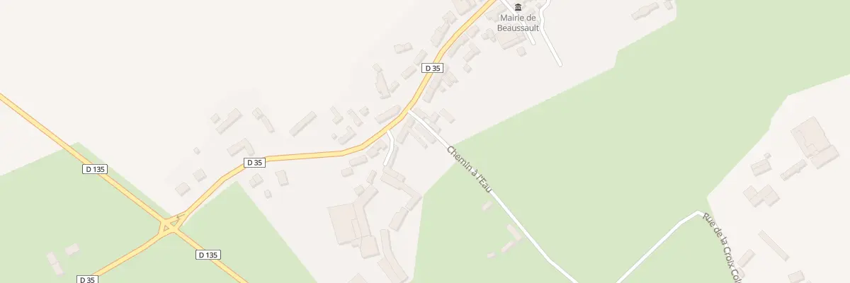 Plan du 5154 Beaussault Village à Beaussault