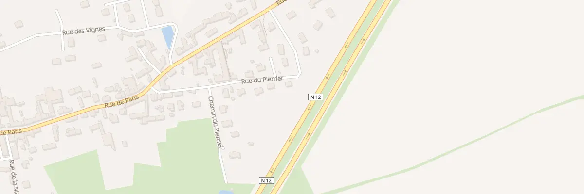 Plan du 10 Rue du Pierrier à Goussainville