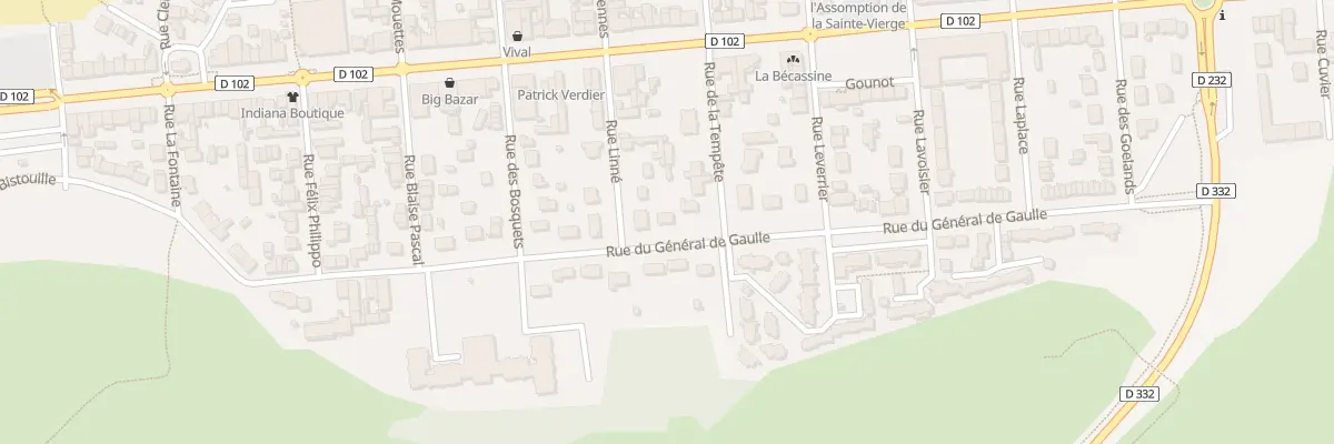Plan du 462 Rue du Gal de Gaulle à Fort-Mahon-Plage