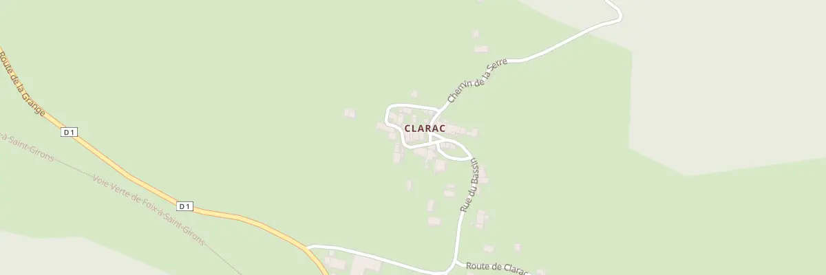 Plan du 50 Clarac à Baulou
