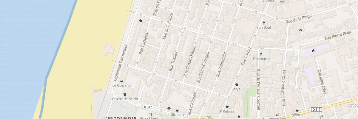 Plan du 32 Rue Thellier à Berck