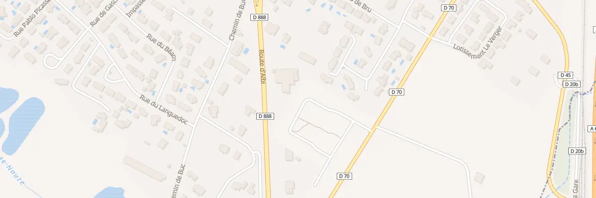 Plan du 44 Rue Eole à Garidech
