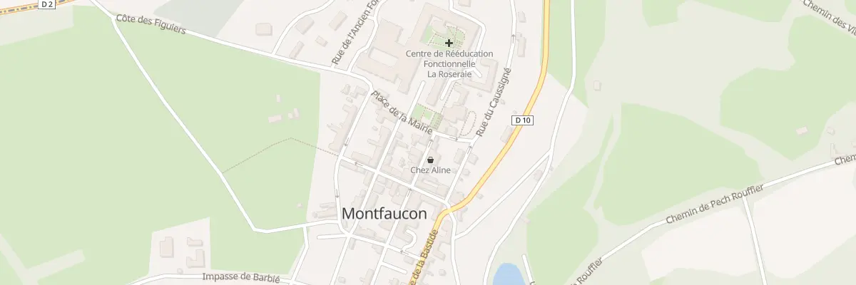 Plan du 1 Rue Drèche à Montfaucon