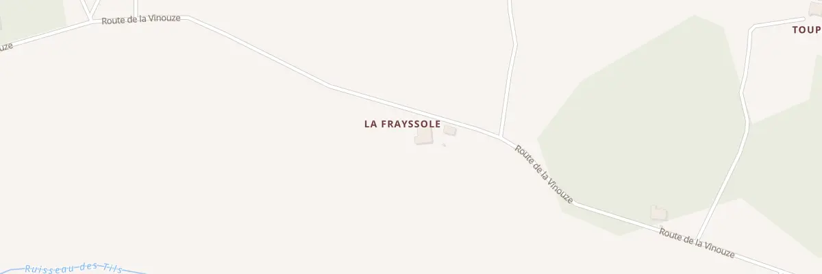 Plan du 1506 Rte de la Vinouze à Montdurausse