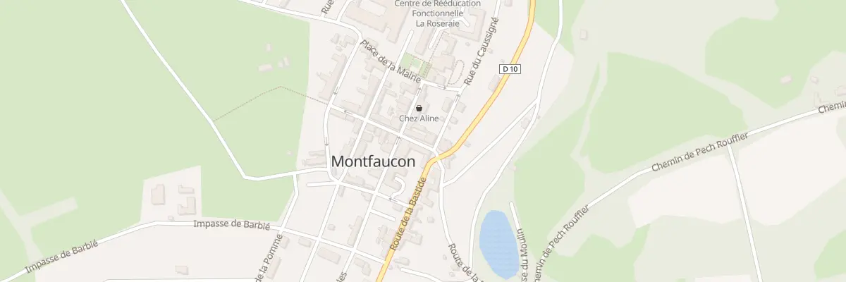 Plan du 23 Rue Léon Gambetta à Montfaucon