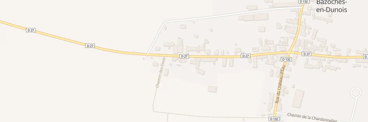 Plan du 21 Rue de Varize à Bazoches-en-Dunois