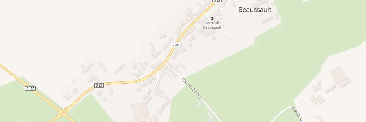 Plan du 5139 Beaussault Village à Beaussault