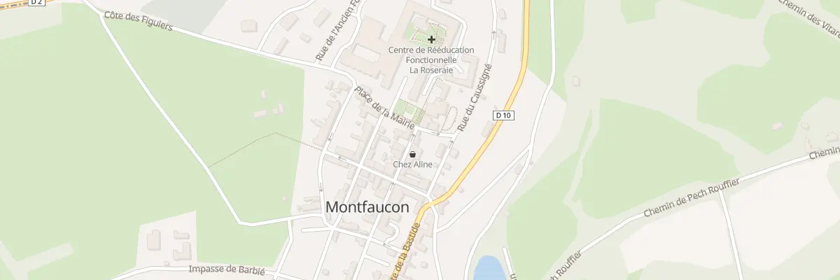 Plan du 2 Rue Drèche à Montfaucon