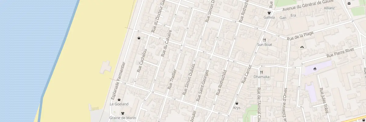Plan du 42 Rue Thellier à Berck